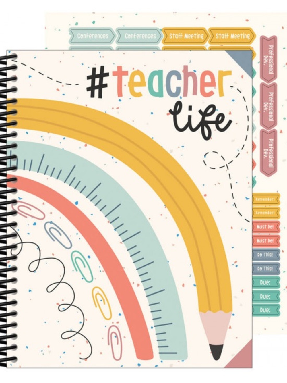 Teacher Life Spiral Planner